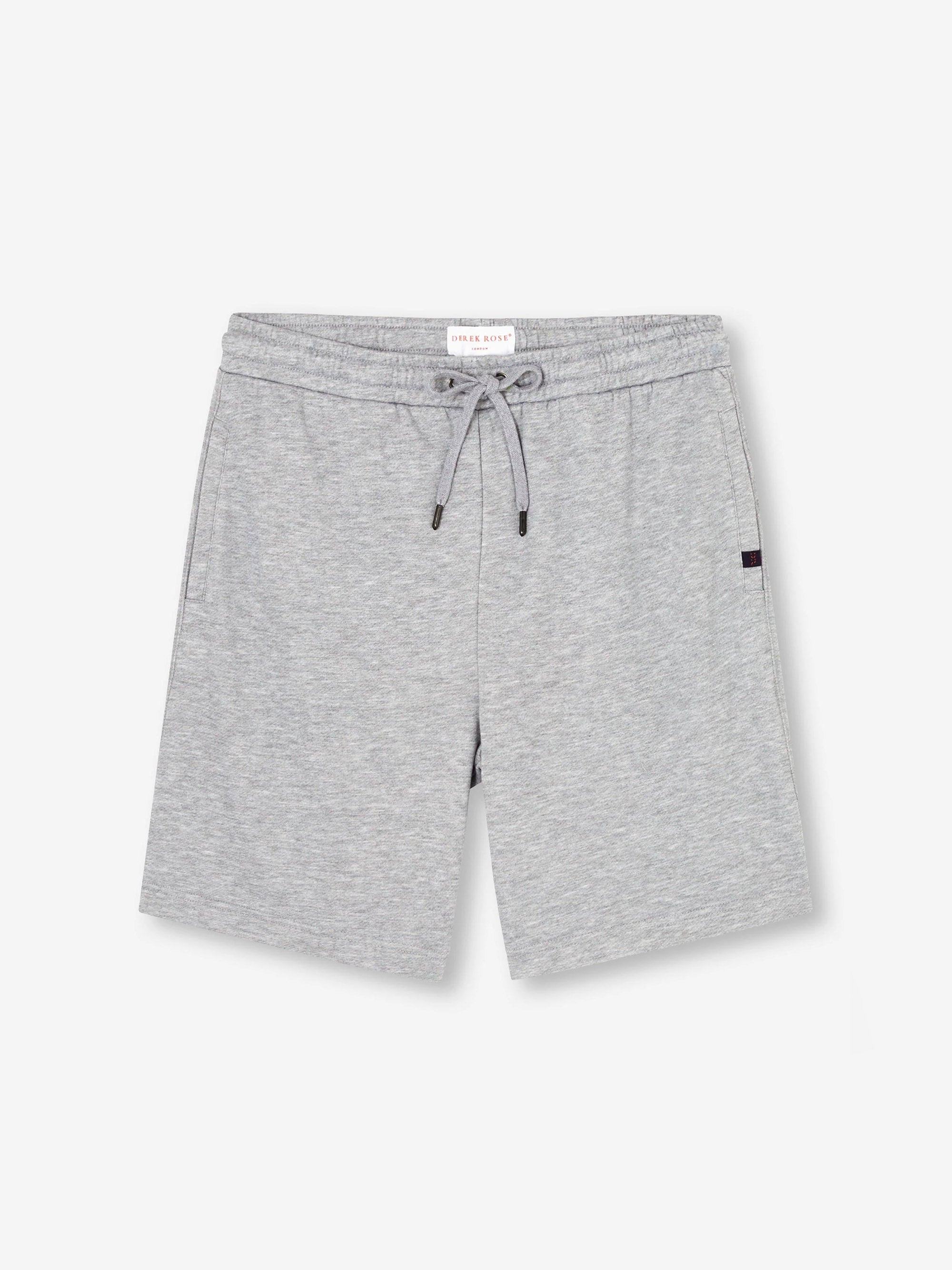 Men's Sweat Shorts Quinn Cotton Modal Silver - 2