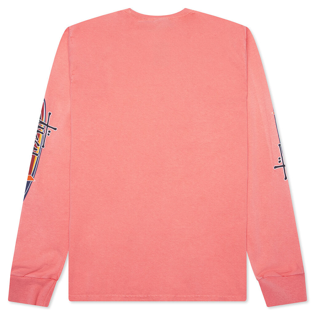 TWO STAR PIGMENT DYED L/S TEE - SHERBERT - 2