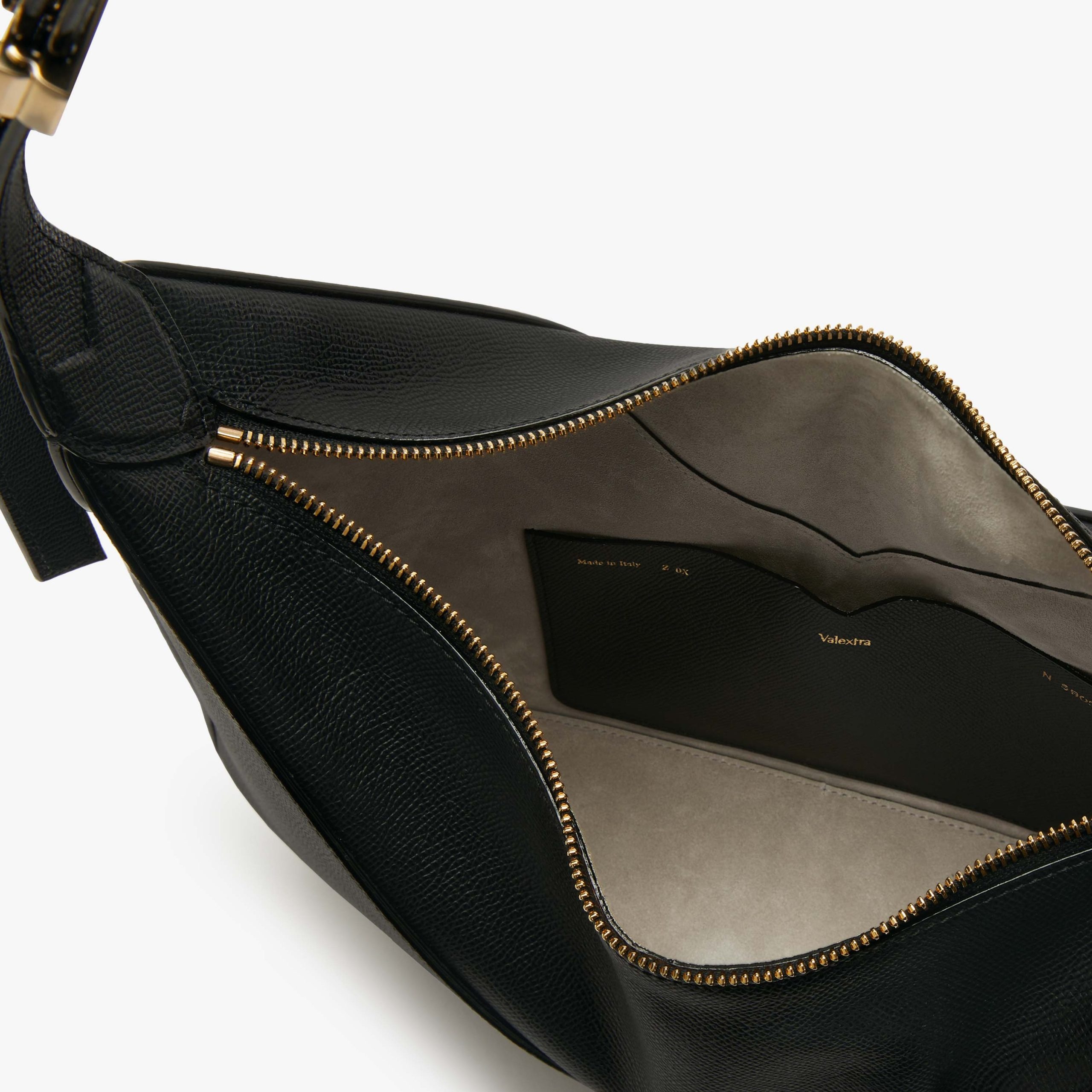 Valextra – Vivi Hobo Bag – Black - 2