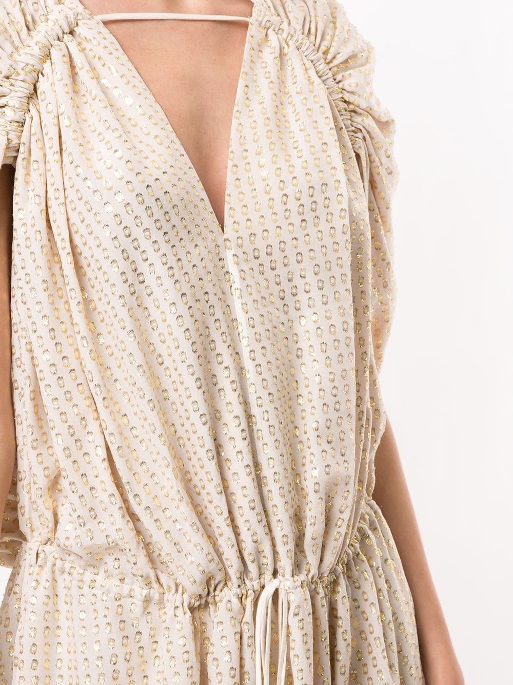 metallic thread dress - 5