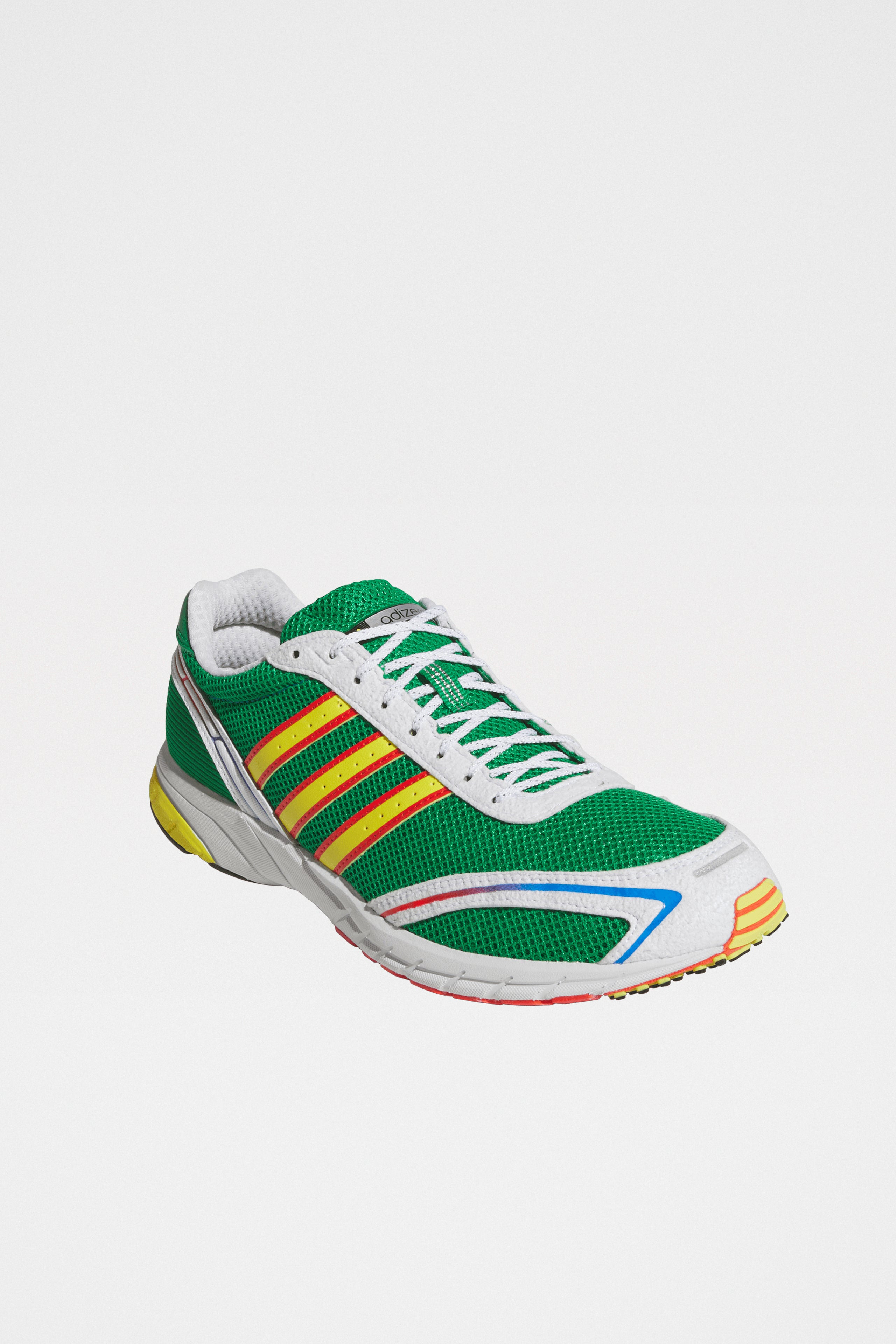 ADIDAS ORIGINALS ADIZERO ADIOS OG GREEN / CLOUD WHITE - 4