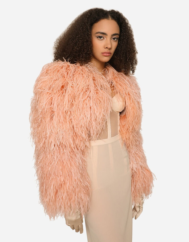 Ostrich feather bolero jacket 4