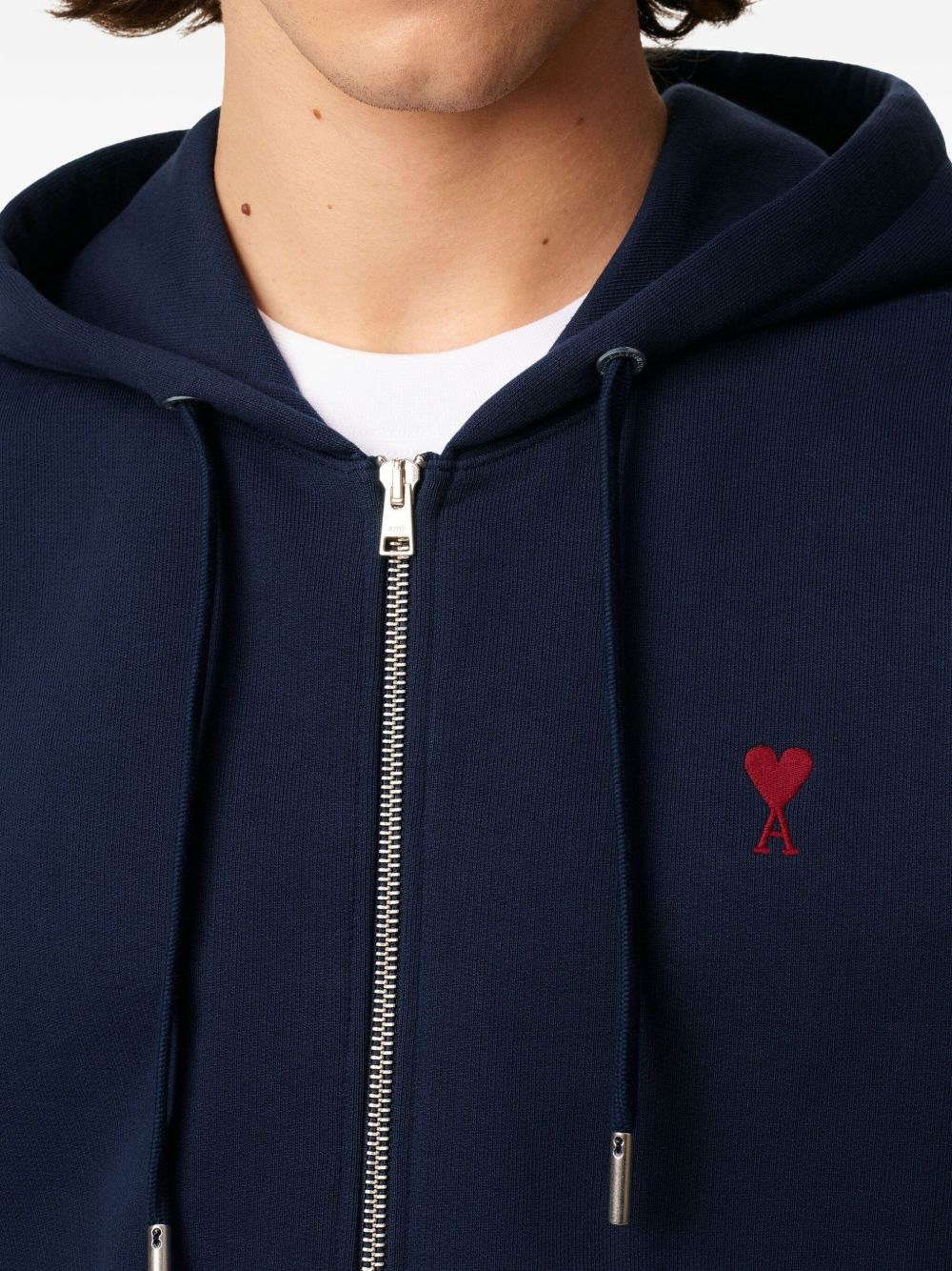 Ami de Coeur zip-up hoodie - 4