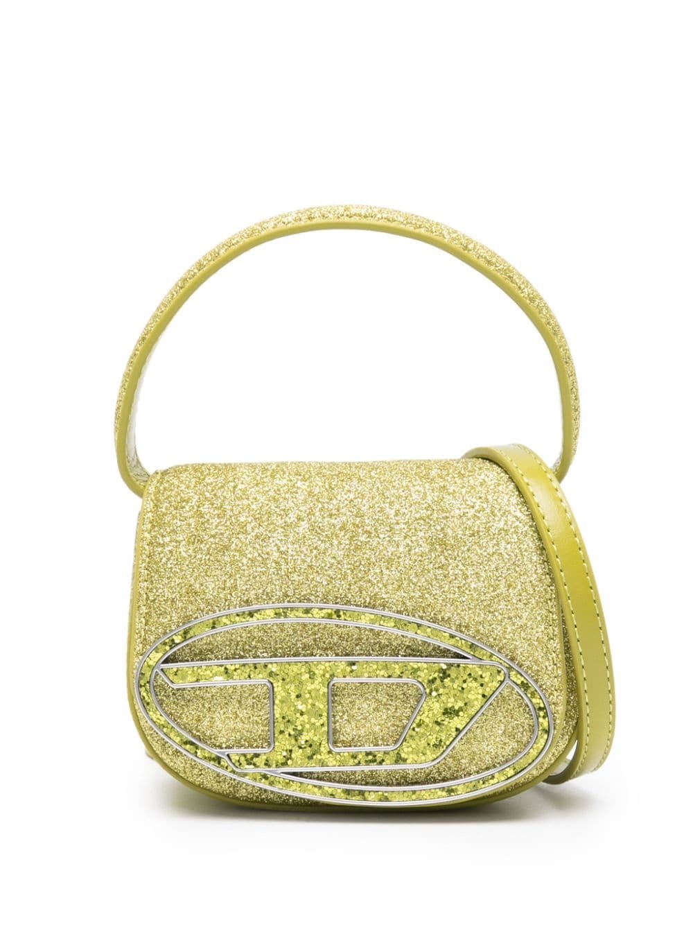 XS 1DR oval-D glitter mini bag - 1