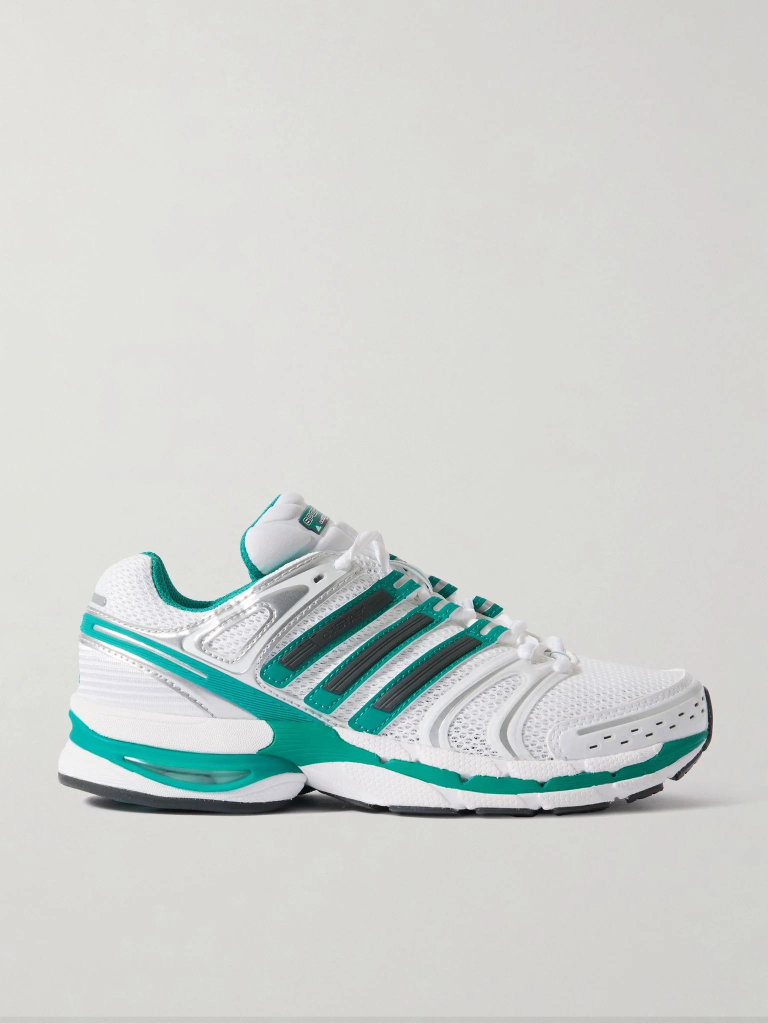 + Sporty & Rich Adistar Control 5 rubber-trimmed mesh sneakers Off-white - 1