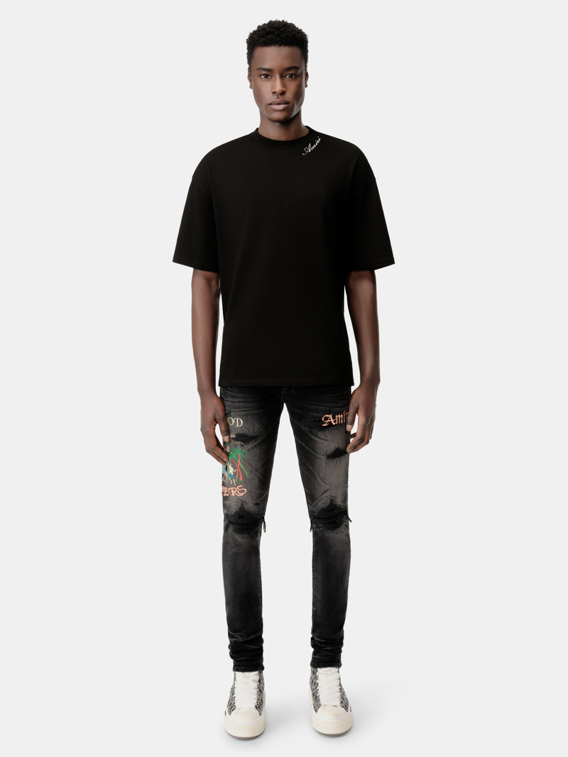 AMIRI AMIRI SCRIPT SKATER TEE outlook