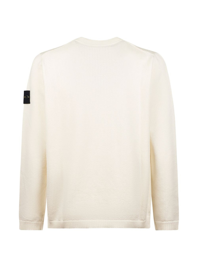 Stone Island logo-patch sweater outlook
