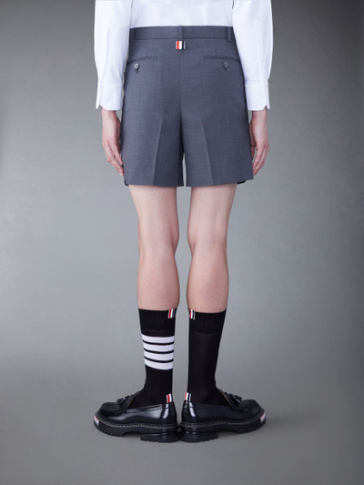 Thom Browne concealed-fastening wool tailored shorts outlook