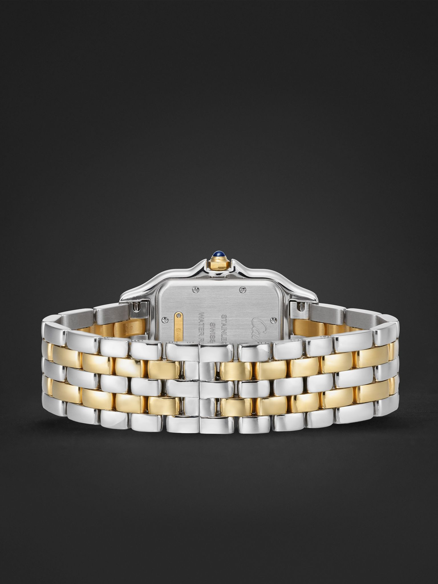 Panthère de Cartier Large 31mm 18-Karat Gold and Stainless Steel Watch, Ref. No. W2PN0016 White - 6