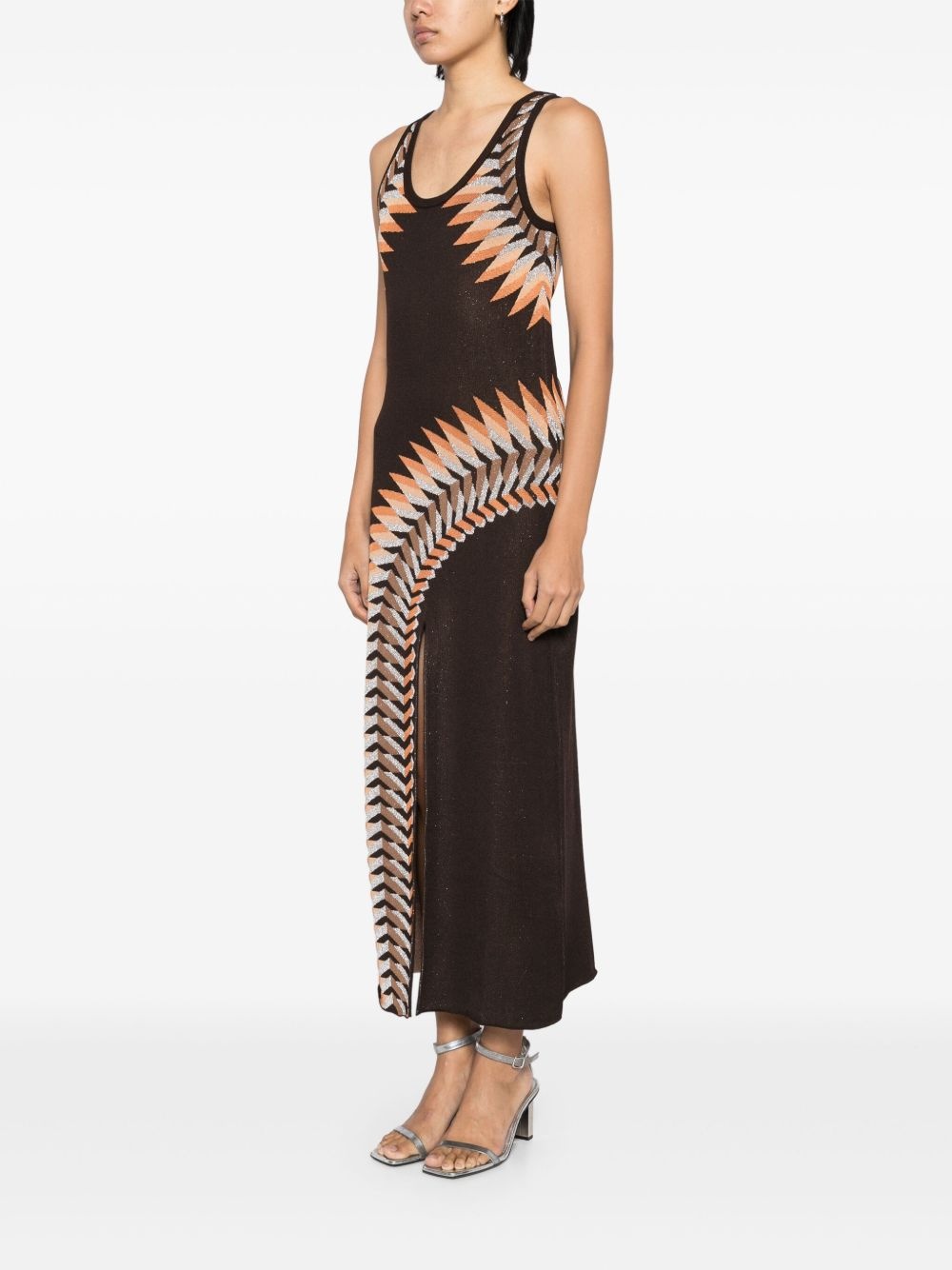 graphic print maxi dress - 3