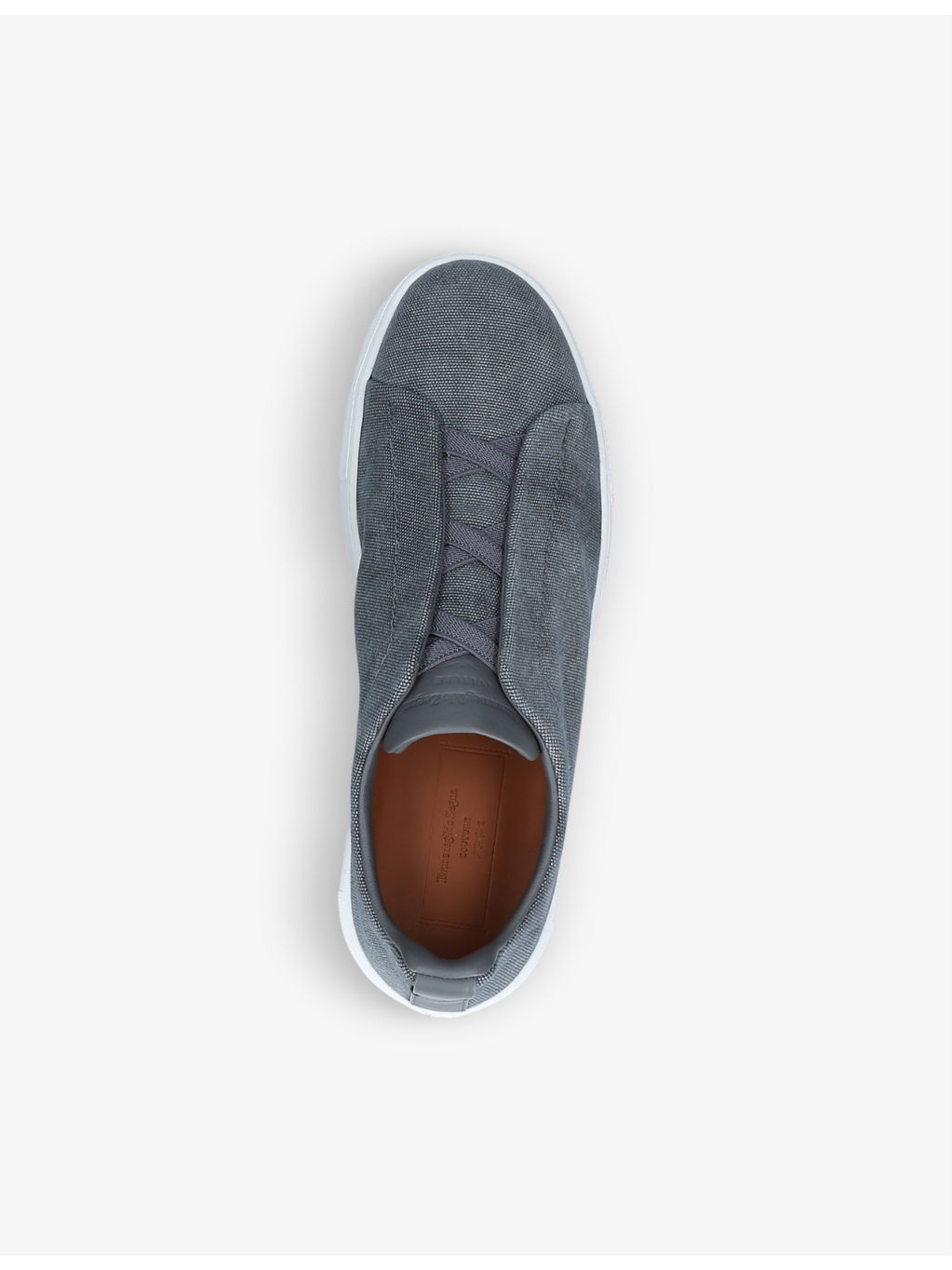 Triple stitch low-top cotton trainers - 2