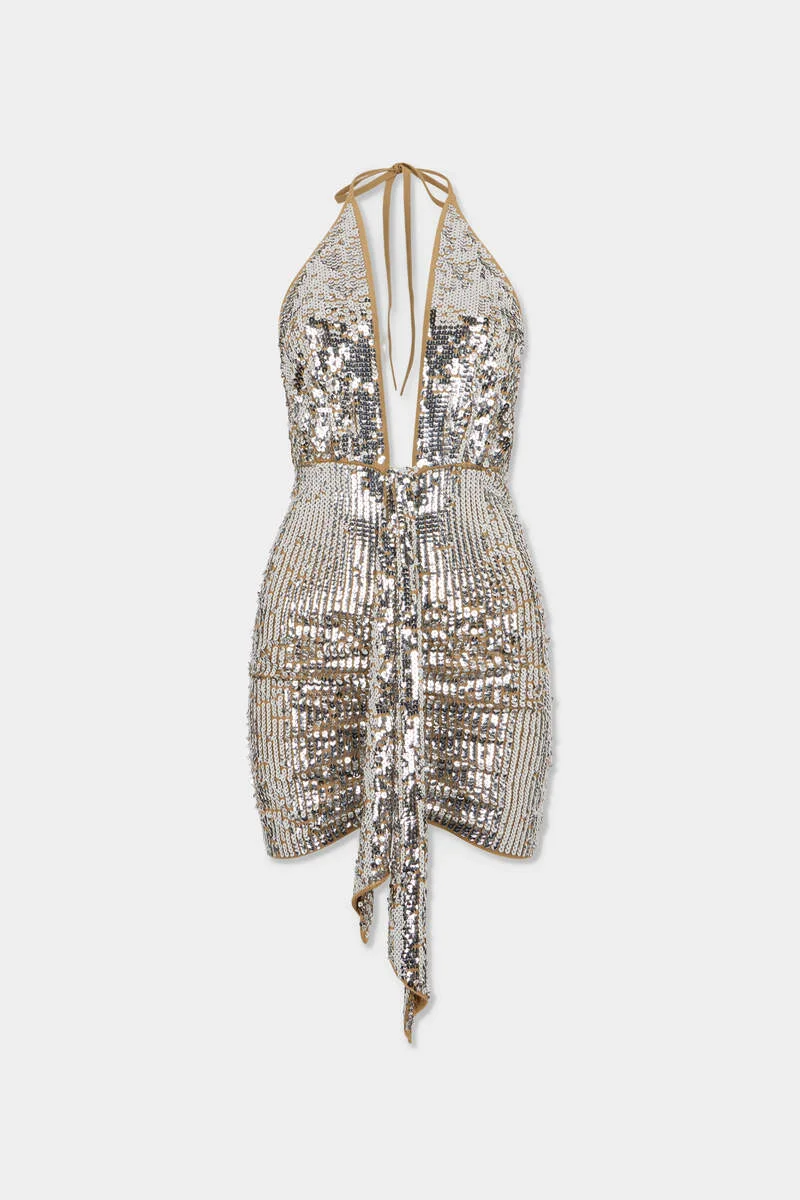 CHIC NIGHT ALL OVER PAILLETTES DRESS - 1