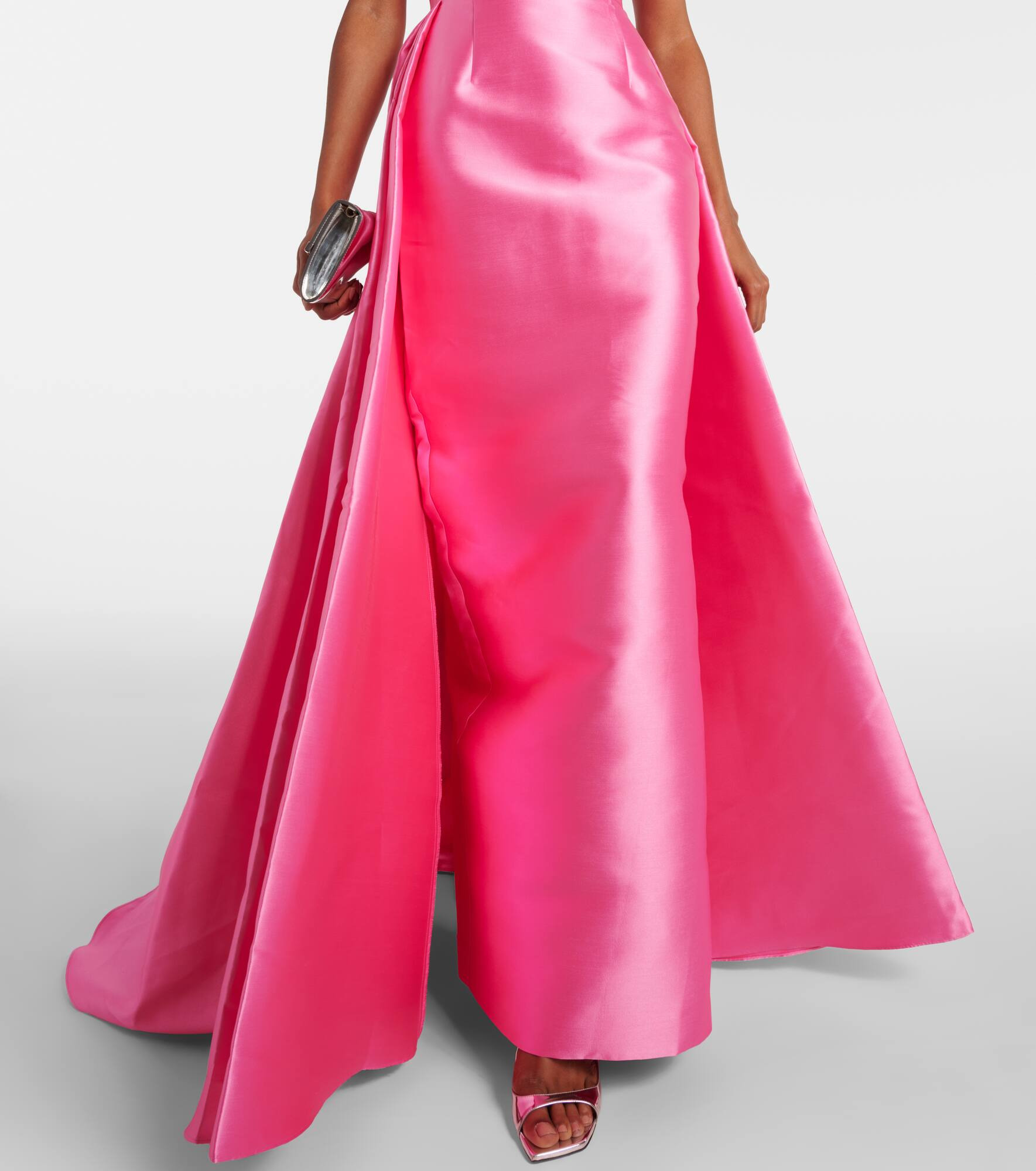 Strapless satin twill gown - 6