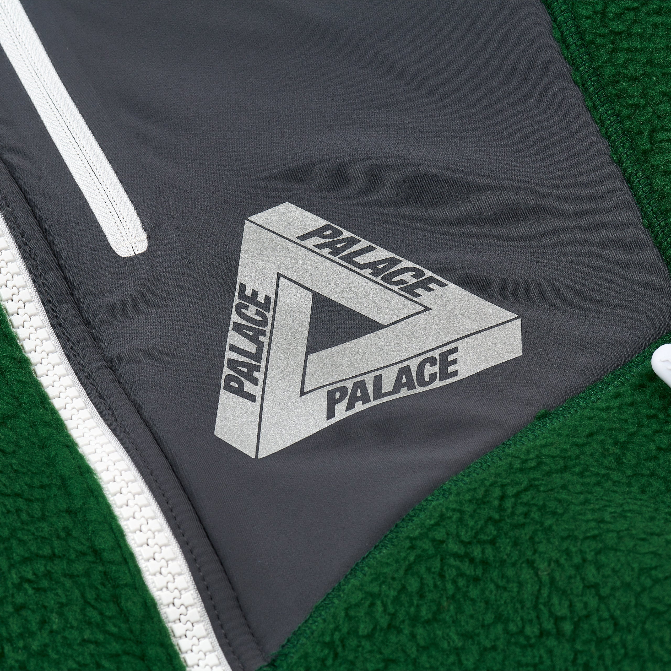 PALACE THERMA FLEECE JACKET RACEY GREEN - pkudgjnk7nsp | REVERSIBLE