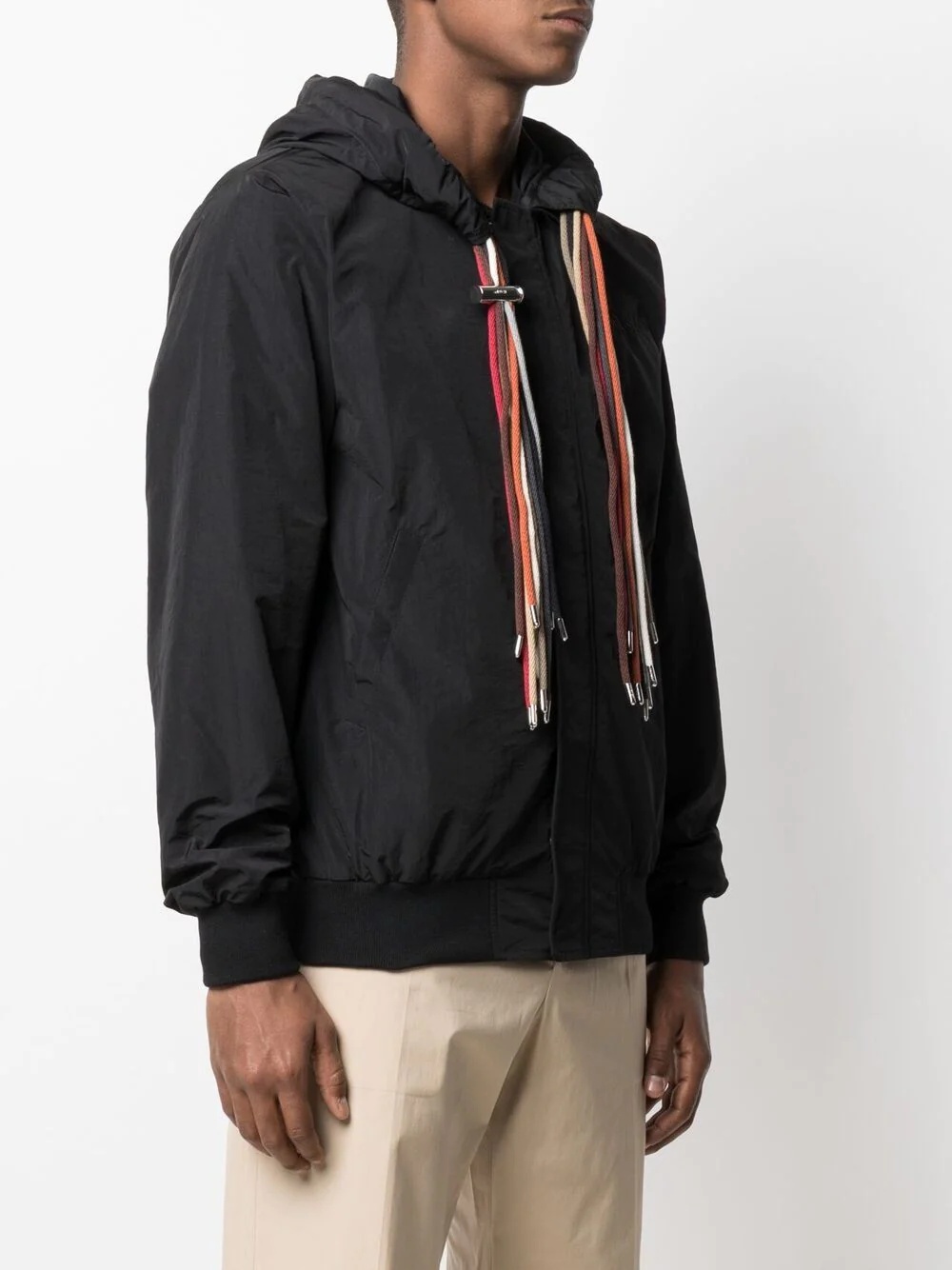 drawstring hooded jacket - 3