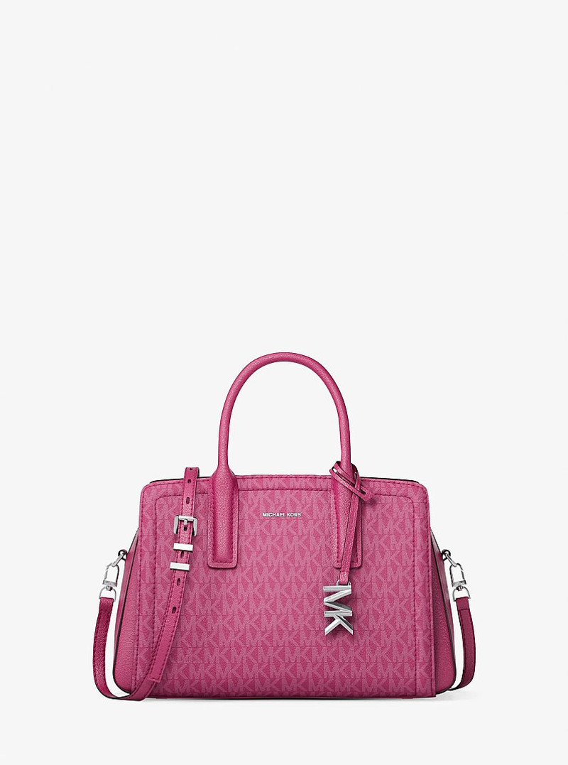 Laila Small Signature Logo Satchel 1