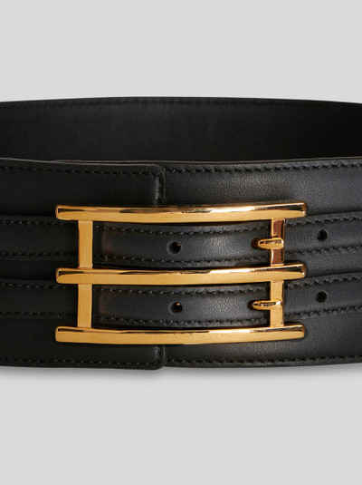 Etro LEATHER BELT WITH ETRO BUCKLE outlook