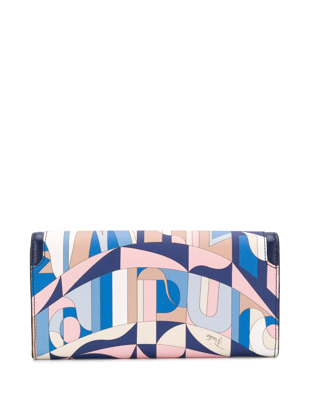 abstract print wallet - 2