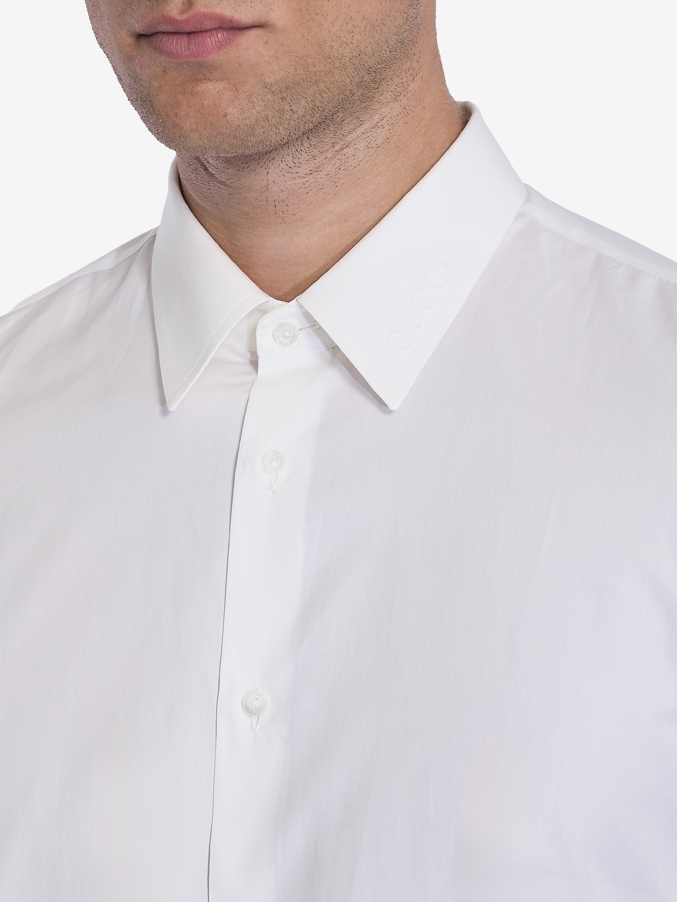 Cotton poplin shirt - 4