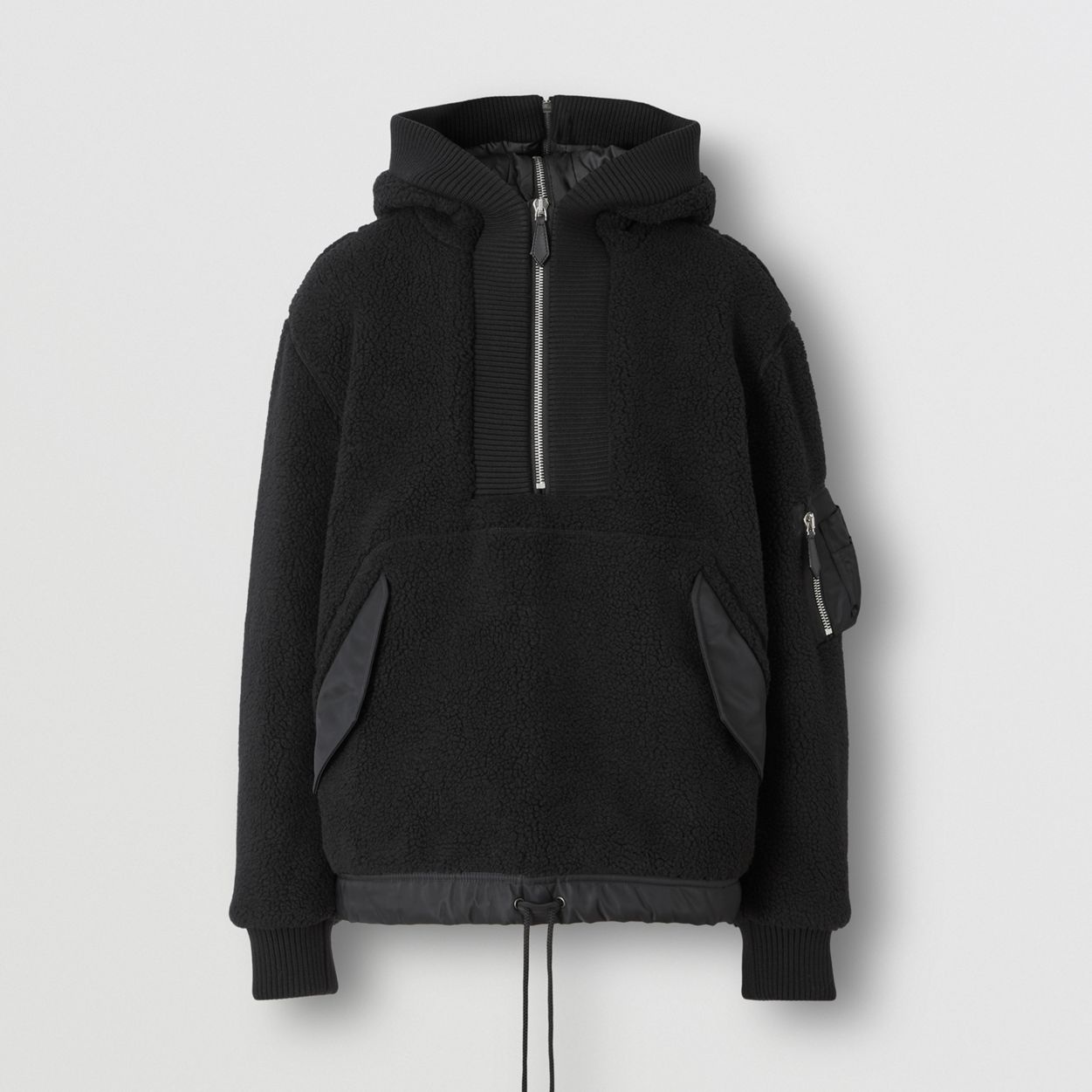 Logo Graphic Fleece Hooded Jacket - 4