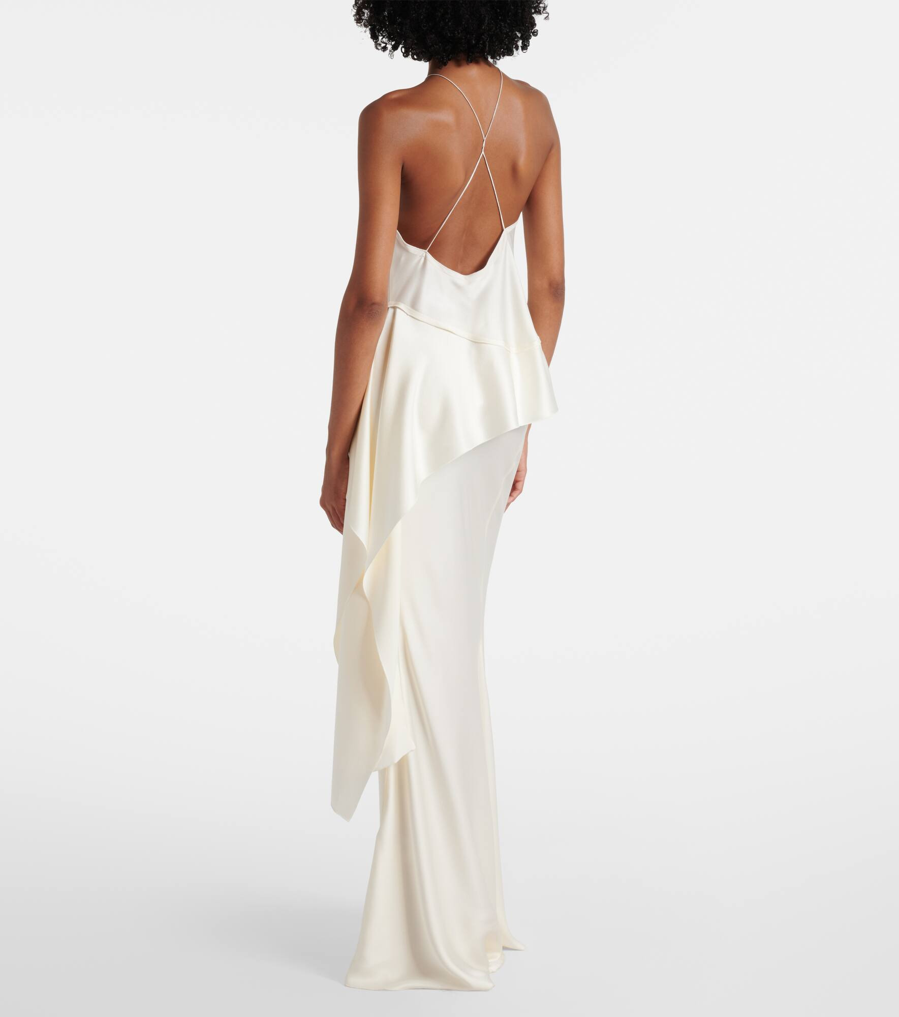 Gathered halterneck top - 3