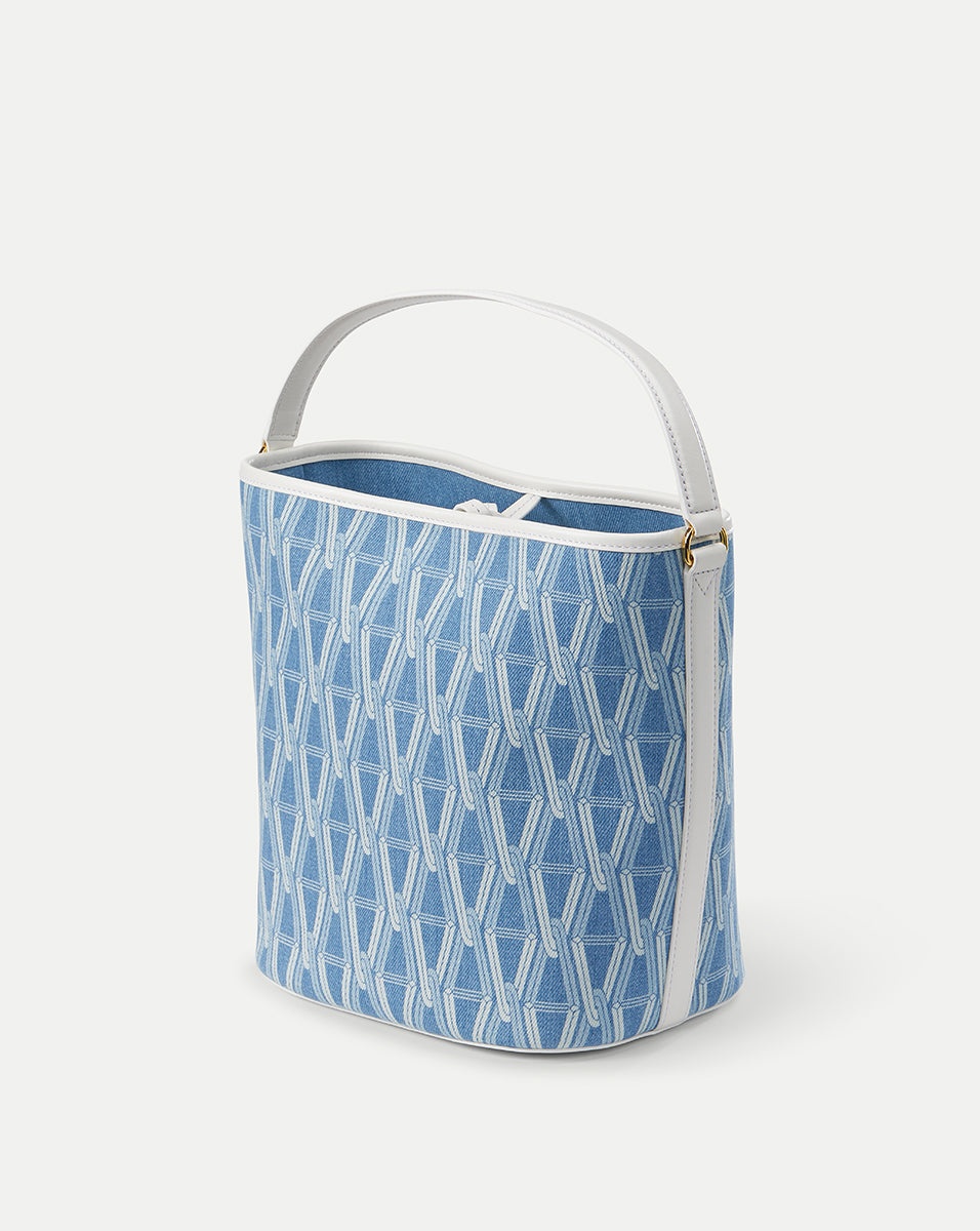 LARGE V-LINK BUCKET BAG - 5