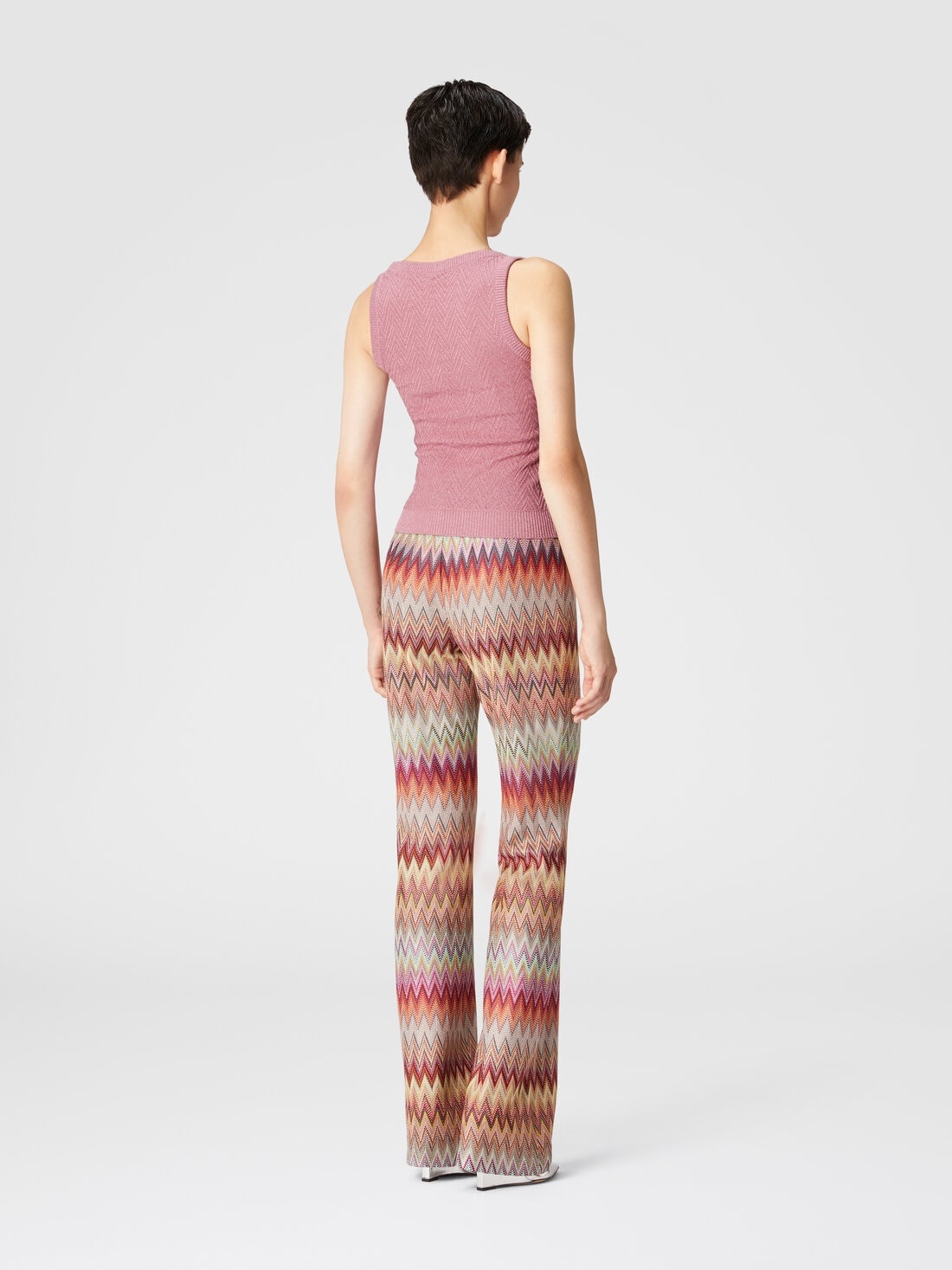 Chevron jacquard tank top - 3