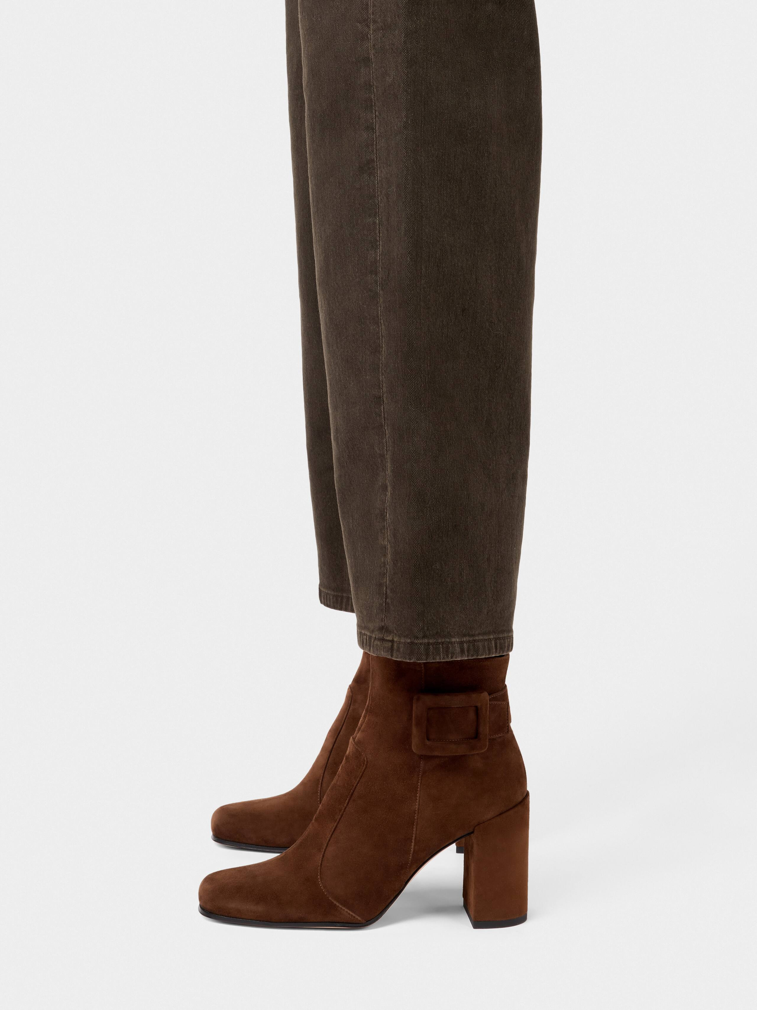 Booties in suede - 8
