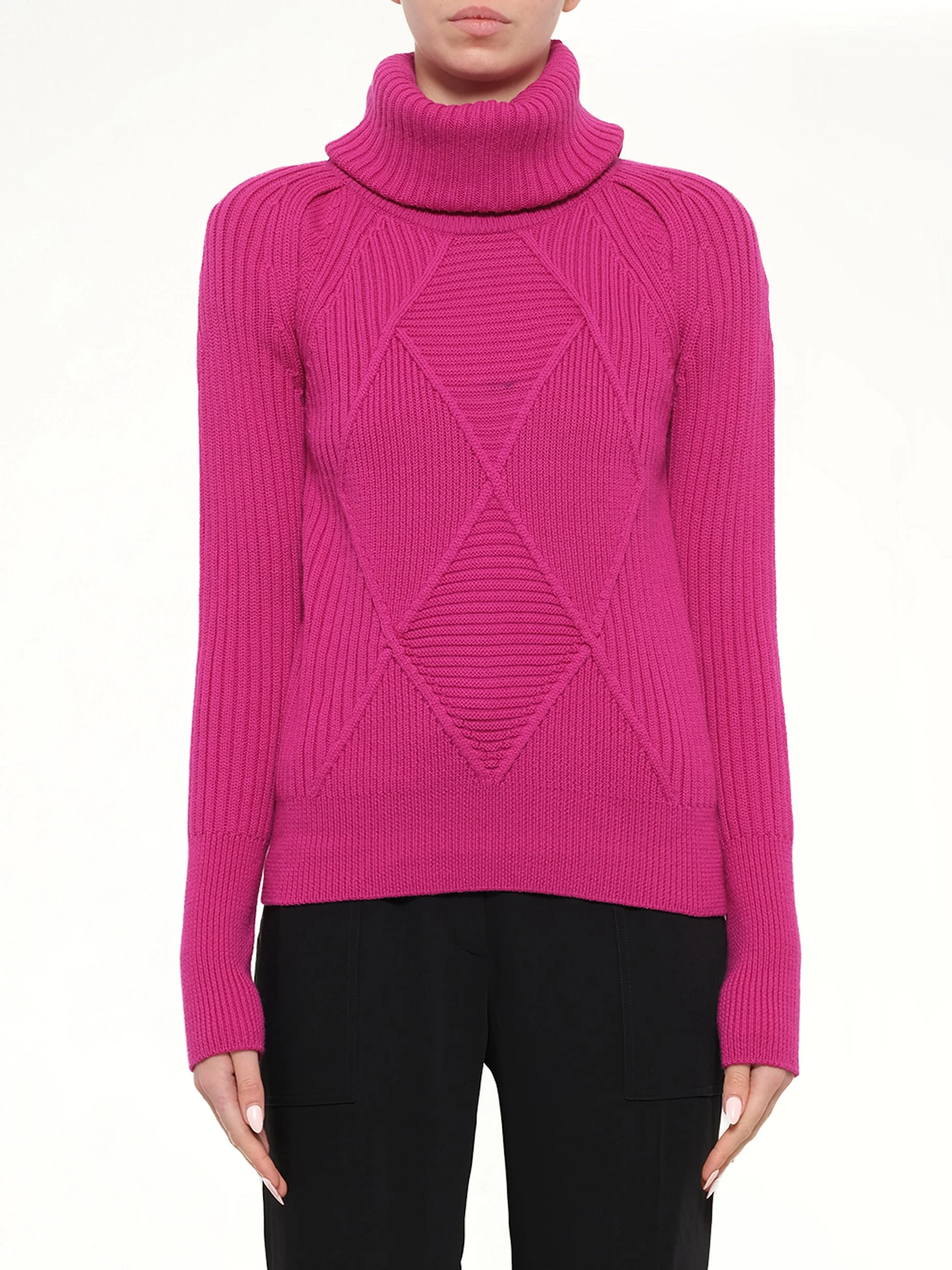 High Neck in Fuchsia - 1