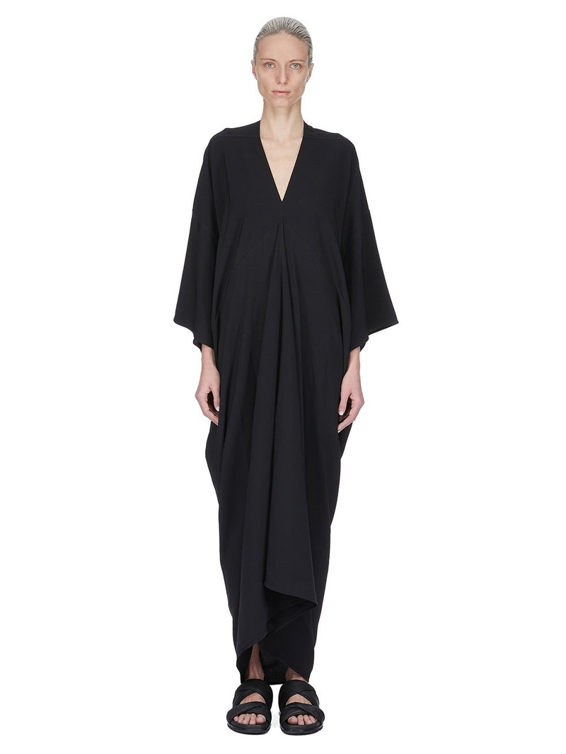 Tommykite asymmetric draped crepe gown - 1