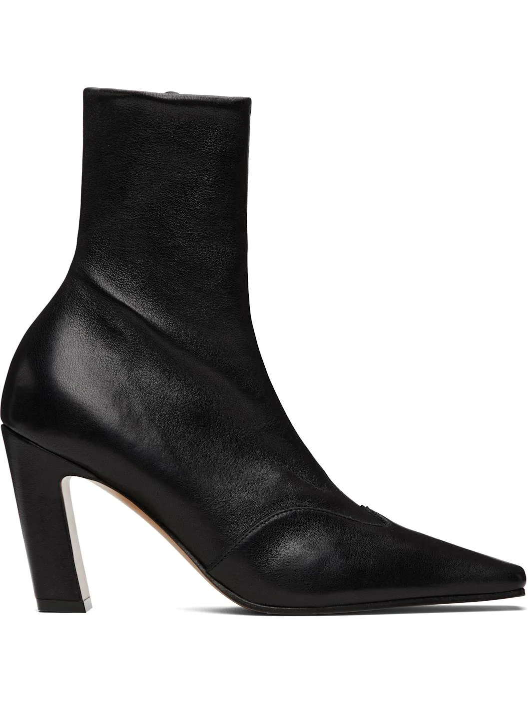 Black Nevada Stretch High Boots - 1