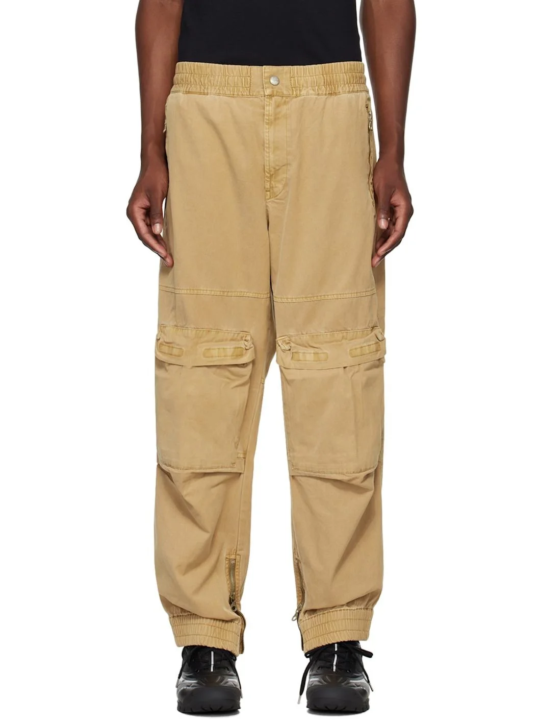 Tan P-Beeck Cargo Pants - 1