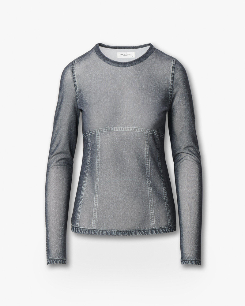 Miramar Long-Sleeve Tee Stretch Mesh 1