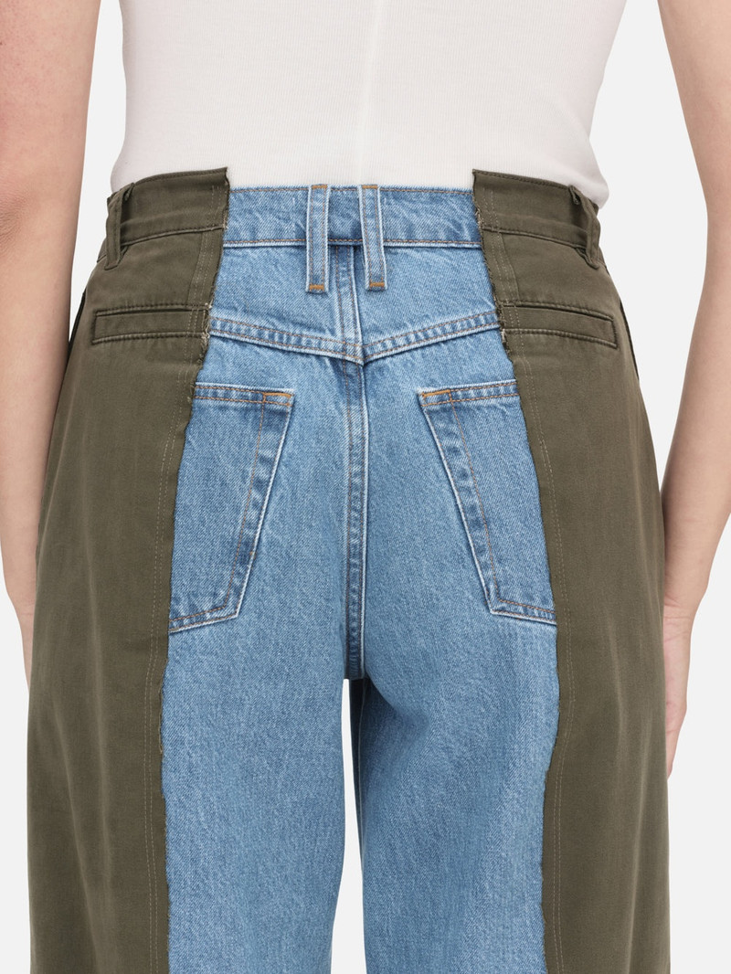 Le Mix Chino in Washed Fatigue 3