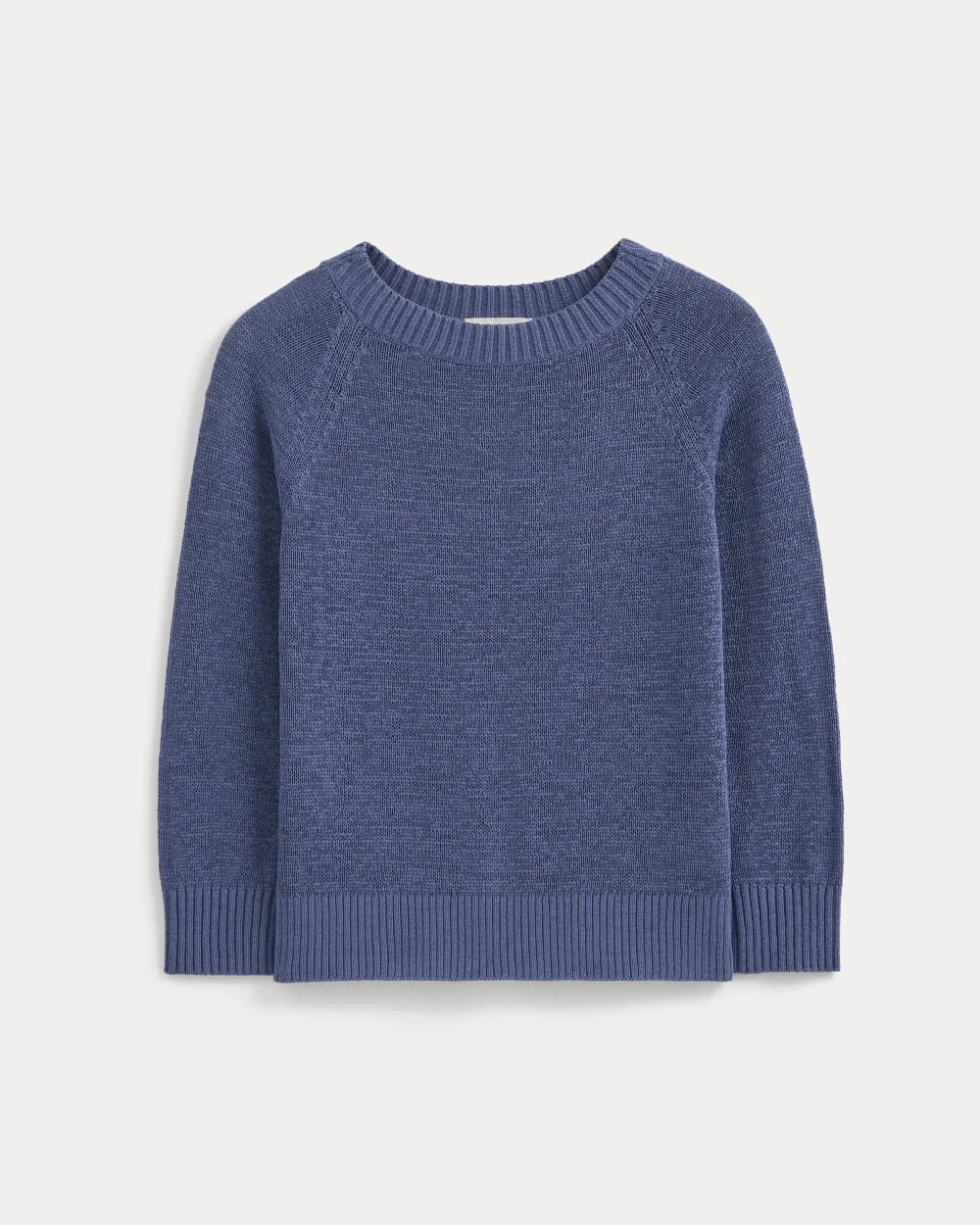 WIDE-NECK CREW SWEATER IN TAPE YARN - 1