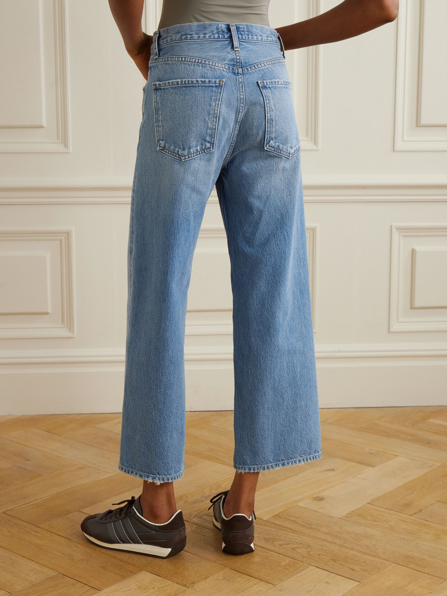 Ren high-rise wide-leg jeans Light denim - 4