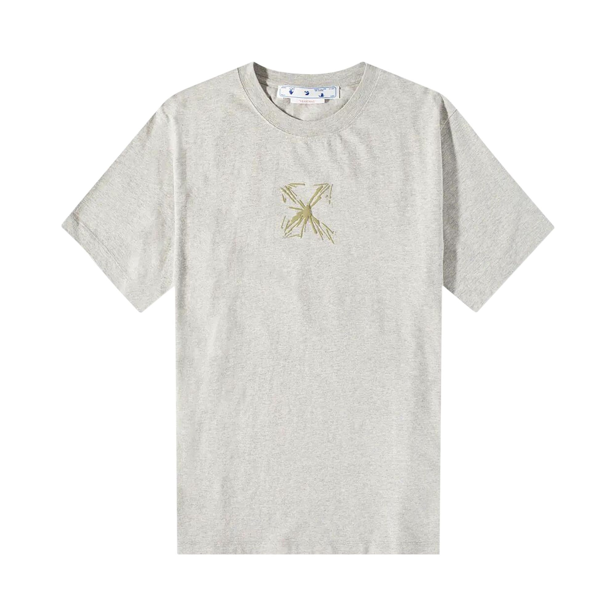 Off-White Splash Arrow T-Shirt 'Grey' - 1