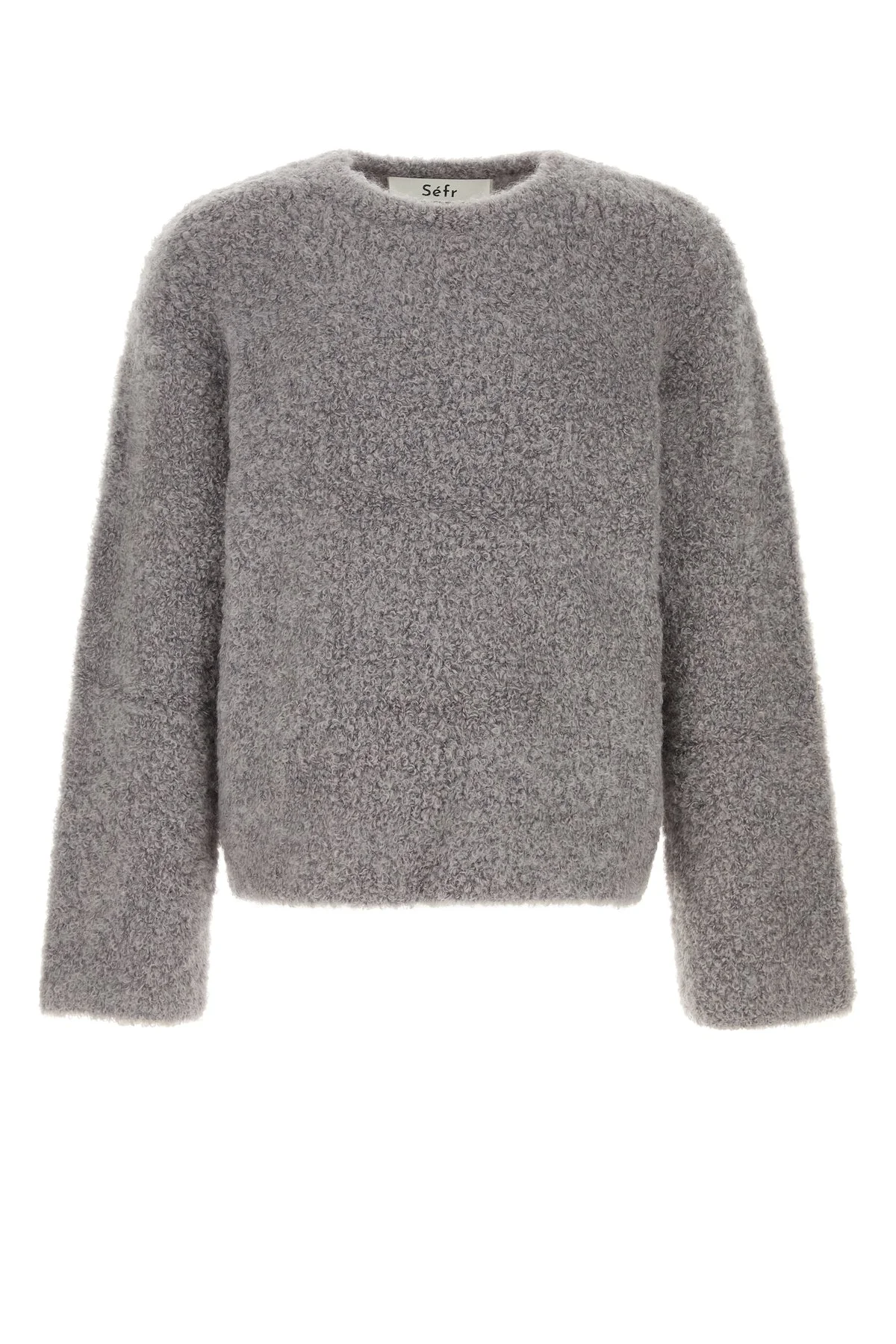 Grey stretch mohair blend Jermaine sweater - 1