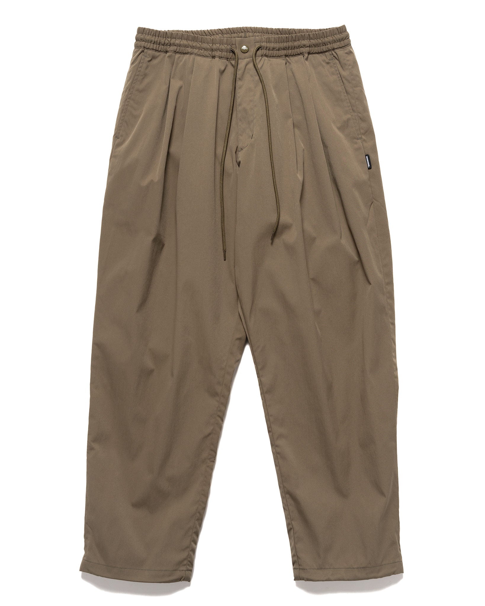 Baggysilhouette Easy Pants Olive Drab - 1