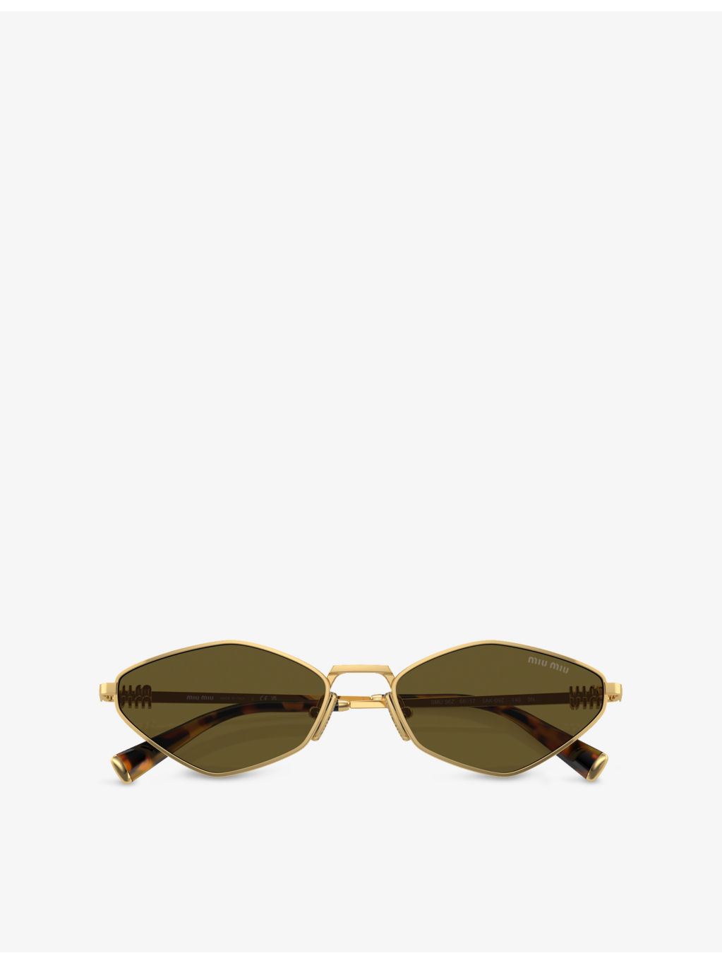 MU 56ZS irregular-frame metal sunglasses - 5