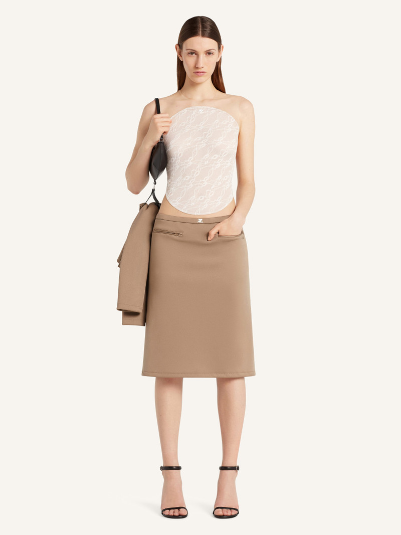 courrèges INTERLOCK TRACKSUIT SKIRT outlook