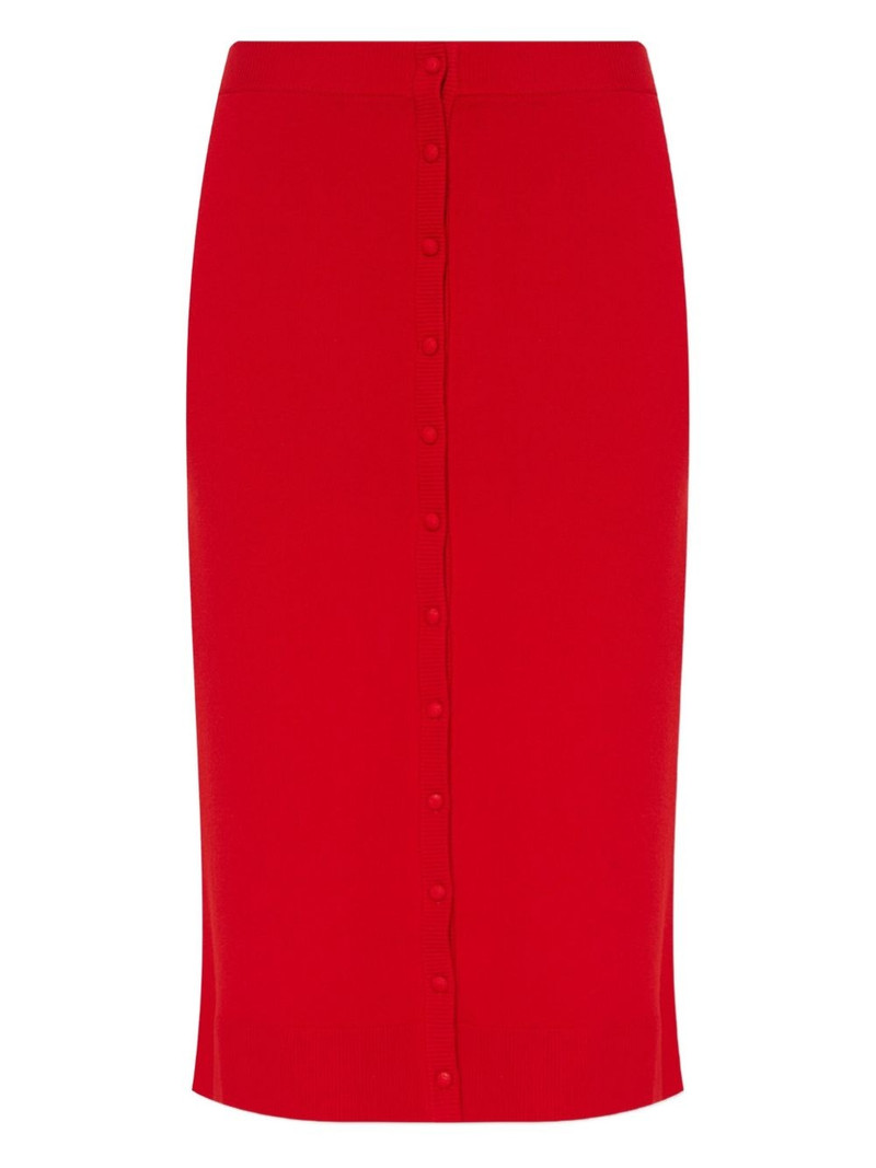 button-front fitted skirt 1