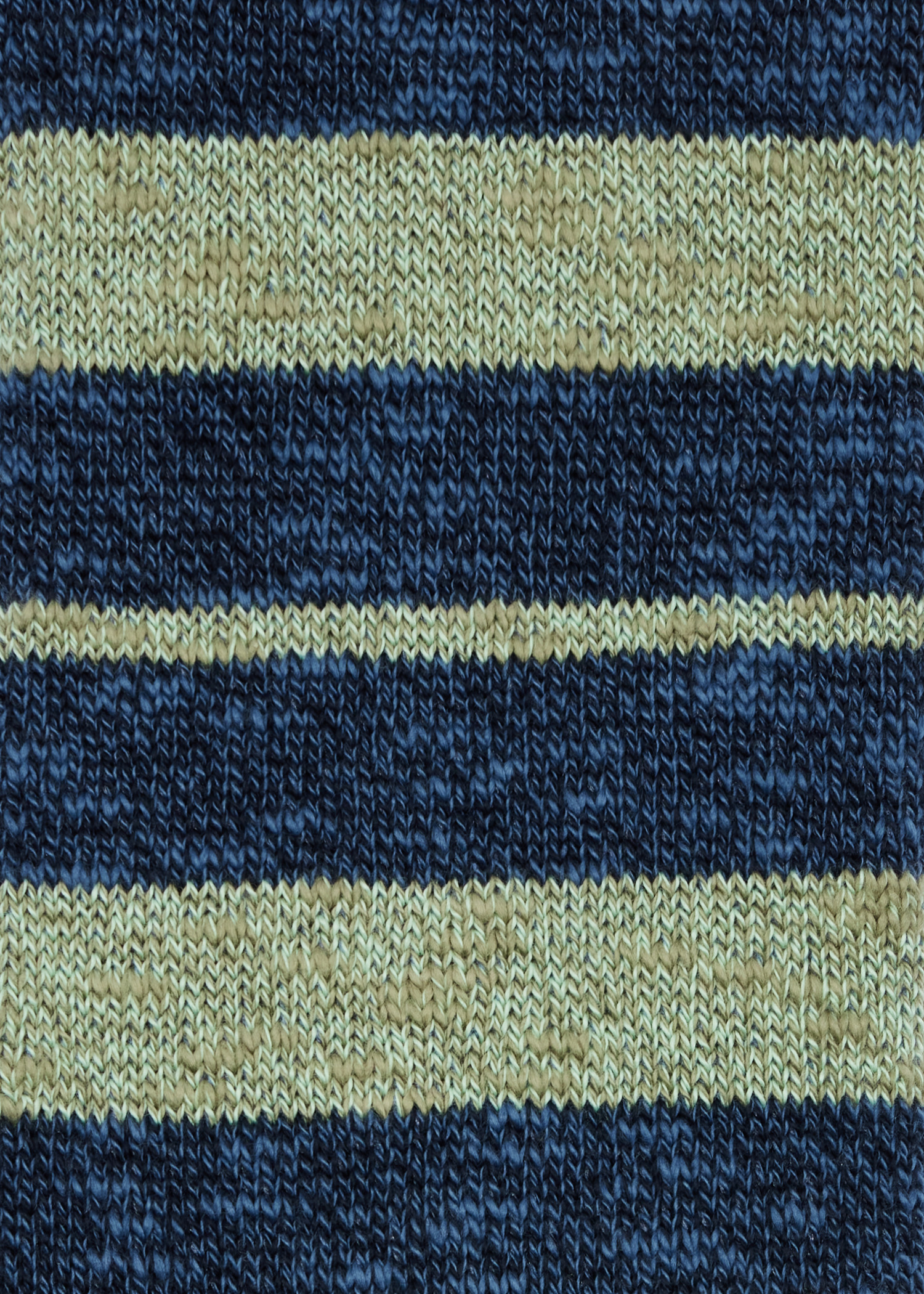 Dark Blue Fleck Stripe Socks - 3