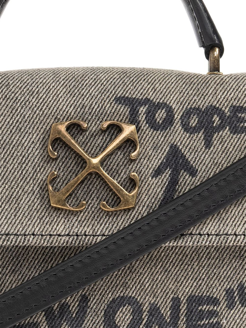 baby Jitney logo-plaque tote bag 6