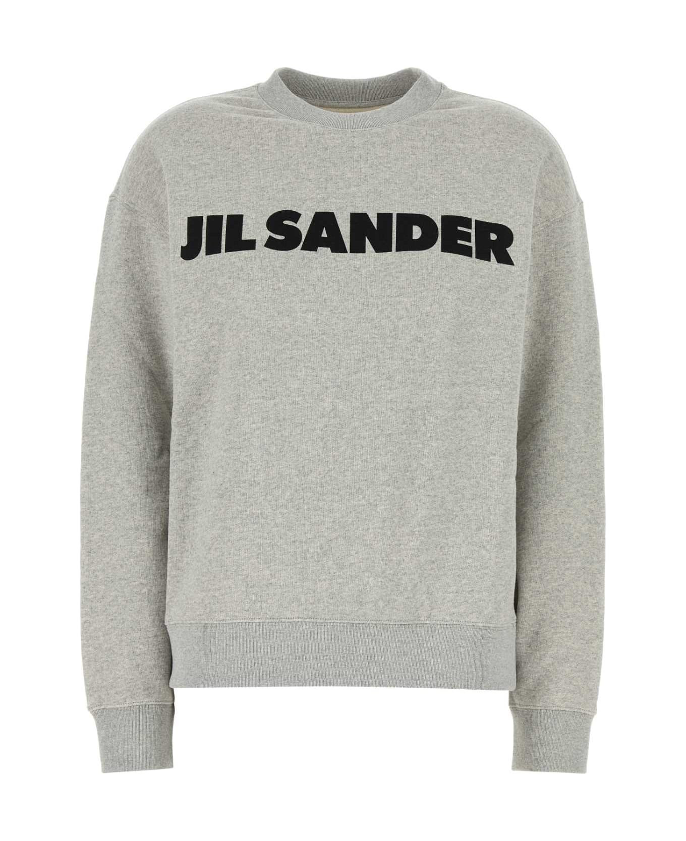 Grey Cotton Sweatshirt - 1