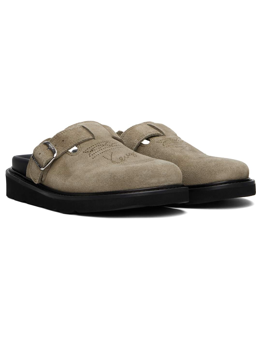 Beige Kenzo Paris 'Kenzo Matto' Loafers - 4
