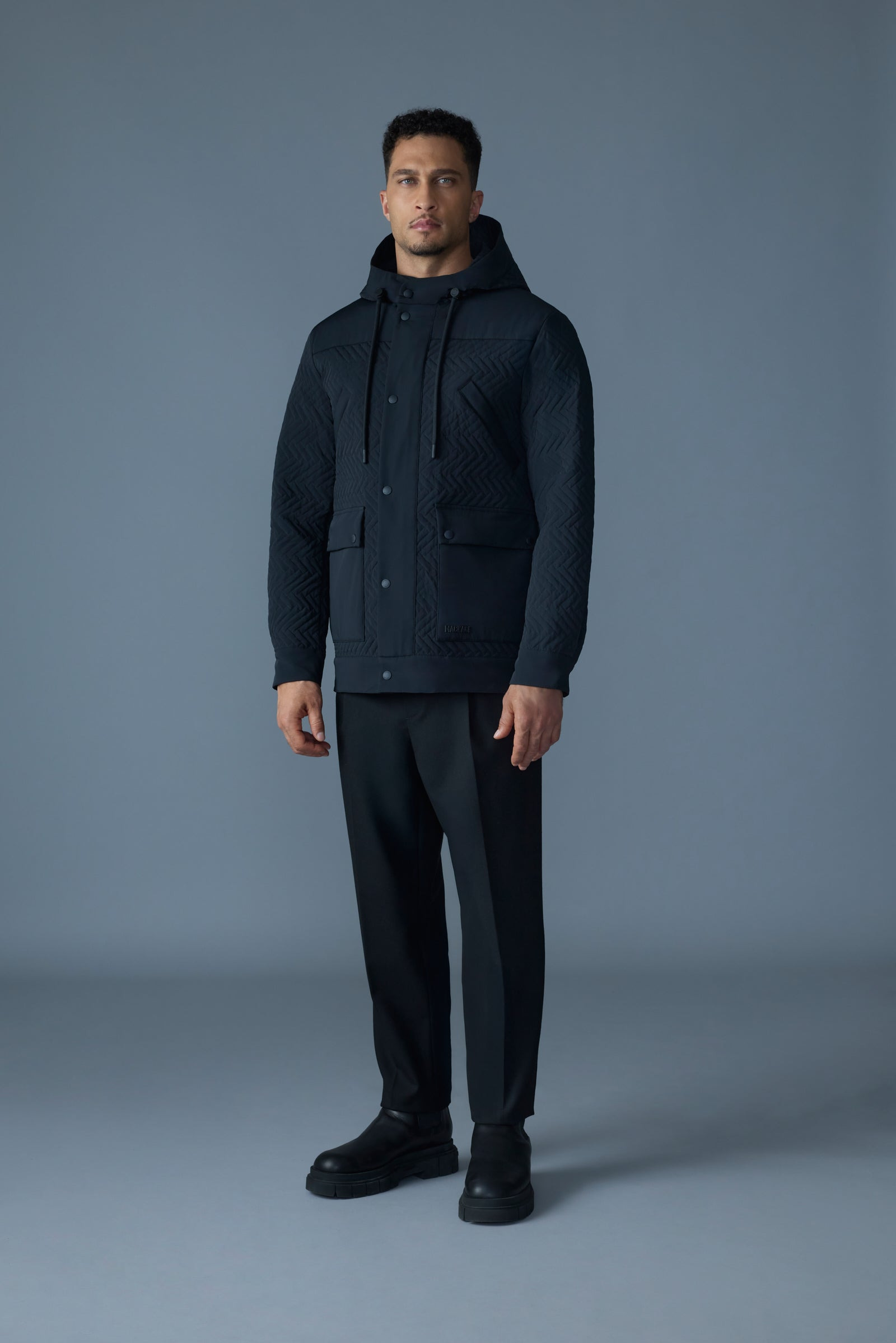 THIAGO Quilted Down Hooded Jacket - 2