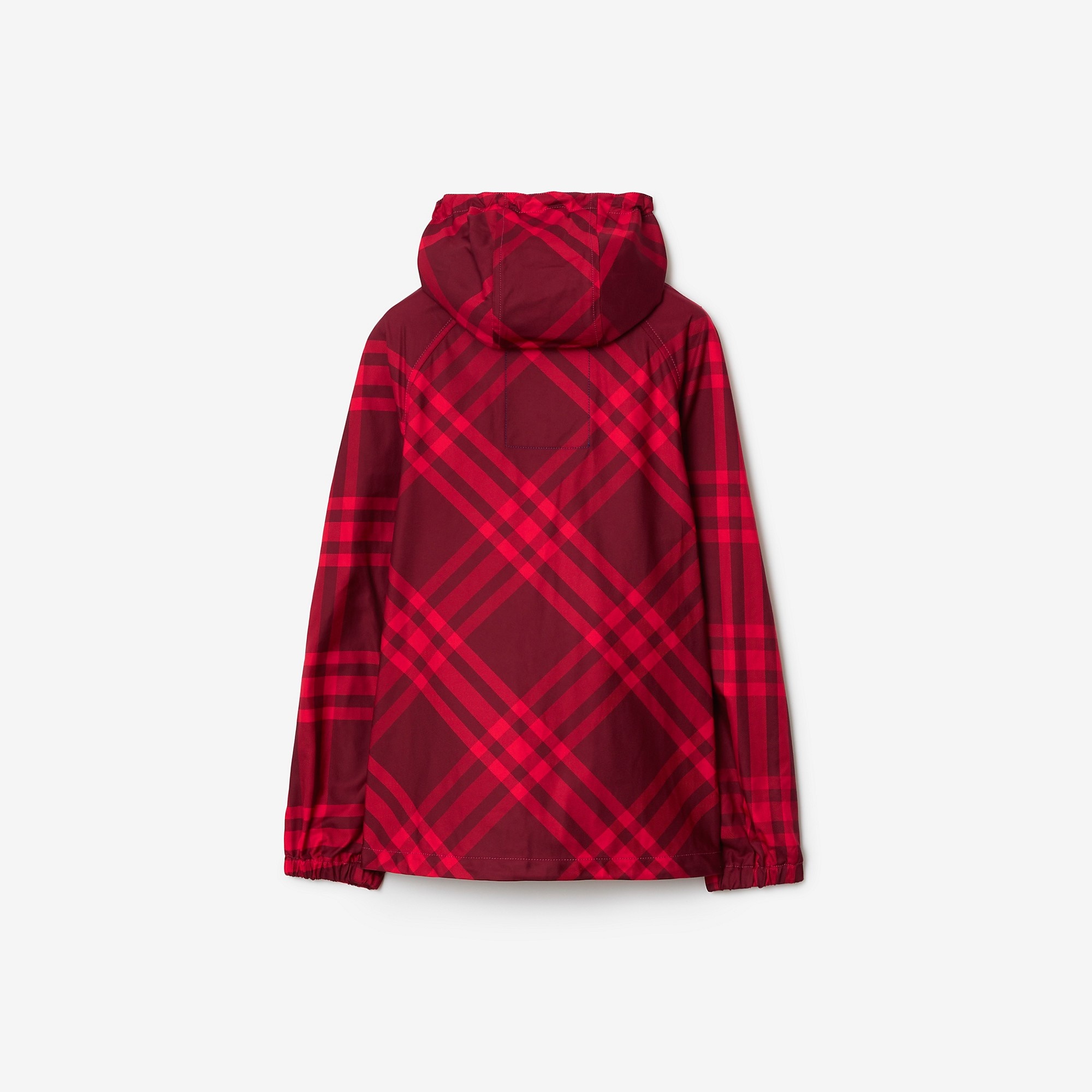 Check Nylon Hooded Jacket - 6