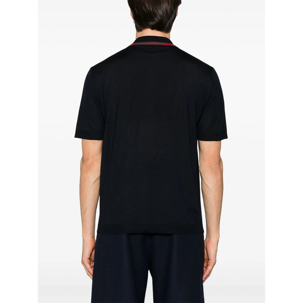 Gucci Blue Polo Shirts Men - 2