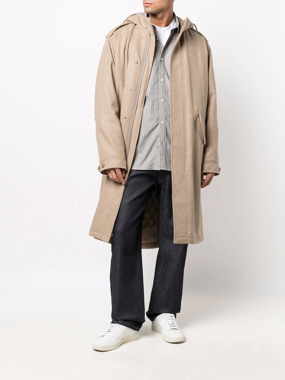 mid-length hooded duffle coat - 2